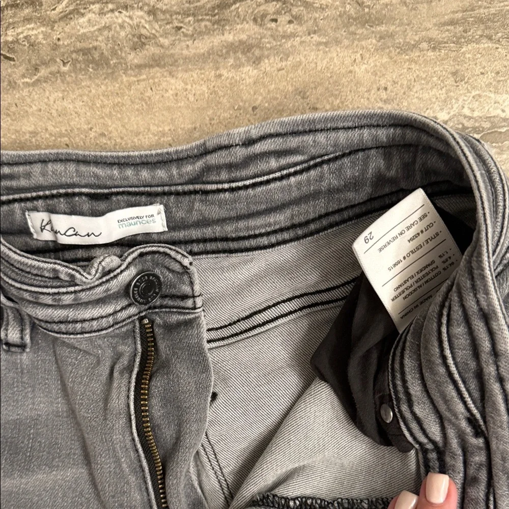 KanCan Women's Charcoal Ankle Jeans - Picture 2 of 2